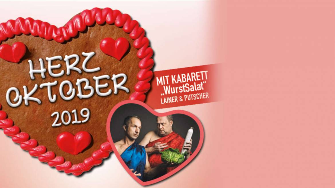 Herzoktober 2019 mit Kabarett WurstSalat